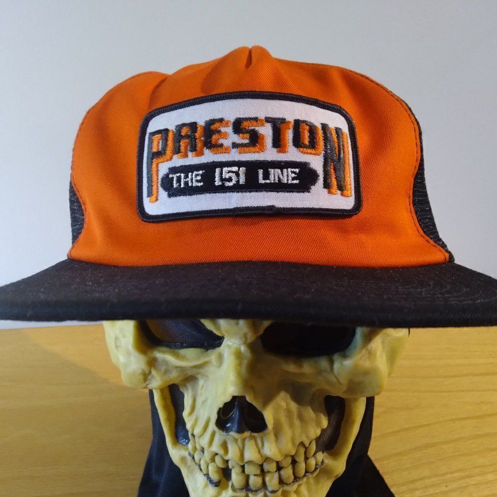 Vintage Preston 151 Line Patch Snap Back Trucker Hat